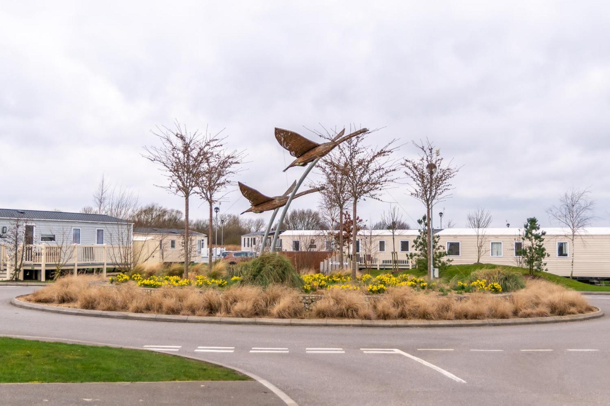 64 Lancaster The Lazy Willow 3 Bedroom Hot Tub Caravan Tattershall Lakes Exterior foto